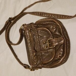 Brown small Garage brand purse